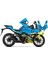 Yamaha R25 2019 Rossi Shark Design Mavi Sticker Set 1