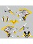 Bajaj Pulsar RS 200 Tiger Design Sarı Sticker Set 2