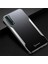Huawei P Smart 2021 Kılıf Zebana Metal Mitras Kılıf (Silikon Kenar) Gri 1