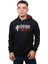 Erkek Power Siyah Kapüşonlu SWEATSHIRT-202 1