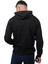 Erkek Power Siyah Kapüşonlu SWEATSHIRT-202 3