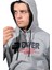 Erkek Power Gri Kapüşonlu Sweatshirt -203 2