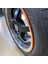 Sivri Sibop Kapağı Mermi Sibop Kapağı Araba Motosiklet Bisiklet Metal 4 Lü Set Gümüş Krom 3