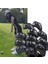 12 Adet Golf Kulübü Demir Kafa Kapağı Kulüp Ekipmanı Kafatası Baskı Başlıklar Siyah (Yurt Dışından) 2