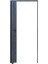 130 x 215 Antrasit Renk Camsız Pvc Akordiyon Katlanır Kapı - Frnakmodel-22 4