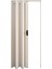 130 x 215 Beyaz Renk Camsız Pvc Akordiyon Katlanır Kapı - Frnakmodel-23 3
