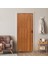 145 x 215 Ceviz Renk Camsız Pvc Akordiyon Katlanır Kapı - Frnakmodel-30 1