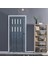 130 x 215 Antrasit Renk Camlı Pvc Akordiyon Katlanır Kapı - Frnakmodel-57 1