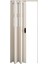 145 x 215 Beyaz Renk Camlı Pvc Akordiyon Katlanır Kapı - Frnakmodel-63 3