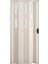 160 x 215 Beyaz Renk Camlı Pvc Akordiyon Katlanır Kapı - Frnakmodel-68 2