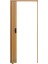 102 x 215 Meşe Renk Camlı Pvc Akordiyon Katlanır Kapı - Frnakmodel-84 4