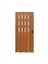 130 x 215 Ceviz Renk Camlı Pvc Akordiyon Katlanır Kapı - Frnakmodel-95 2