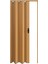 87 x 230 Meşe Renk Camsız Pvc Akordiyon Katlanır Kapı - Frnakmodel-114 3
