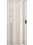 115 x 230 Beyaz Renk Camlı Pvc Akordiyon Katlanır Kapı - Frnakmodel-143 2