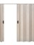170 x 215 Akçaağaç Renk Camsız Çift Açılım Pvc Akordiyon Katlanır Kapı - Frnakmodel-146 4