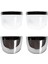Universal 3-Snap Açık Yüz Motosiklet Açık Yüz Visor Rüzgar Lensi 20Cm (Yurt Dışından) 1