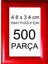 Plus Balıksırtı Puzzle Çerçevesi 500 Parça Için Ebat 48 x 34 cm Kırmızı 1