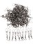 100Pcs Top Rulman Döner Kıyı Kilit Rolling Fovels Interlock Snap 8A (Yurt Dışından) 3
