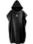 Sörf Poncho Değiştiren Çorna Wetsuit Ön Cep Havlu Plaj Siyah (Yurt Dışından) 4