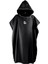 Sörf Poncho Değiştiren Çorna Wetsuit Ön Cep Havlu Plaj Siyah (Yurt Dışından) 5