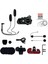 KN2200 Motosiklet Kask Interkom Bluetooth Intercom Kulaklık Seti Gri 3