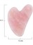 Pembe Kuvars Kalp Gua Sha Masaj Taşı ve Ice Roller Masaj Aleti Doğaltaş 2