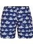Bonesta Swimwear Shikoo Swimwear Lacivert Desenli Bağcıklı Şort Mayo 2