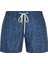 Shikooo Swimwear Lacivert Desenli Bağcıklı Şort Mayo 1