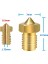 Roba 0.5mm x 1.75MM M6 Prinç Nozzle 3D Yazıcı Printer 1.75MM Filament Uyum Mk8 Cr-10 CR-10S Ender 3