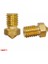 Roba 0.8mm x 1.75MM M6 Prinç Nozzle 3D Yazıcı Printer 1.75MM Filament Uyum Mk8 Cr-10 CR-10S Ender 1