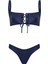 Kuşgözlü Straplez Lacivert Bikini Takımı 3