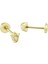 Lale Figürlü Tragus Piercing Altın Küpe KPA.158 1