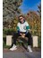 Collection Unisex Beyaz Oversize Baskılı Kapüşonlu Sweatshirt 1
