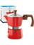 Milano 3 Cup 150 ml Moka Pot Kırmızı 1