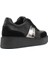 Siyah Deri Ayakkabı Kadın Sneaker 115 20604-1 5