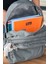 GRİ Sırt Çantası Okul Çantası Laptop ve Seyahat Çantası Su Geçirmez Spor Çantası 40X30X15cm 5