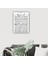 Cam Tablo | Bu Ev - Beyaz Fon | 1