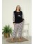 Kadın Cepli Büyük Beden Polar Pijama Takımı 02159 1