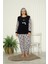 Kadın Cepli Büyük Beden Polar Pijama Takımı 02159 2