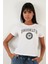 Brooklyn Baskılı Bisiklet Yaka Dar Kesim T Shirt Bayan T Shirt 5864581 3