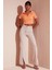 Slim Fit Polo V Yaka Crop Bluz Bayan Bluz 5865035 3