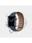 Apple Watch 2/3/4/5/6/7/8/se/ultra 42MM 44MM 45MM 49MM Mıknatıslı Deri Baklalı Kordon 3