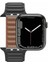 Apple Watch 2/3/4/5/6/7/8/se/ultra 42MM 44MM 45MM 49MM Mıknatıslı Deri Baklalı Kordon 2
