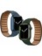 Apple Watch 2/3/4/5/6/7/8/se/ultra 42MM 44MM 45MM 49MM Mıknatıslı Deri Baklalı Kordon 4