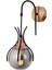 Avonnı AP-60161-1BSY Siyah Kaplama Aplik E27 Metal Cam 13X18CM 1
