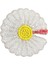 Rhinestones Bead Daisy Aplike Yama 7.5 7.5cm Beyaz (Yurt Dışından) 1