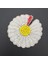 Rhinestones Bead Daisy Aplike Yama 7.5 7.5cm Beyaz (Yurt Dışından) 3
