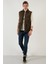 Fermualı Cepli Slim Fit Dik Yaka Kadife Yelek Erkek Yelek 5711436 2