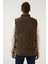 Fermualı Cepli Slim Fit Dik Yaka Kadife Yelek Erkek Yelek 5711436 5