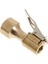 Altın Düz Pirinç Lastik Şişirme Hava Chuck 1/4 "npt Dişi Iplik (Yurt Dışından) 4